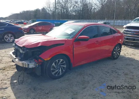 2017 Honda Civic Ex из США, поврежденный, VIN 2HGFC2F77HH516995